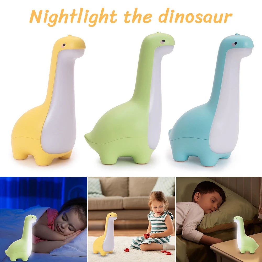 DinoGlow Night Light - Adorable Bedside Lamp